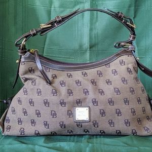 Dooney & Bourke Signature Cloth Hobo